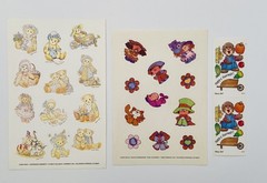 VTG Lot HALLMARK~AG~CURRENT Stickers 42 Full Sheets / 8 Partial 1980-2001