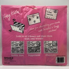 New Sealed Vintage 80’s Scratch ‘n’ Sniff Peppermint Stickers Valentines