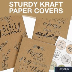 Brown Bible Verse Faith Journals 5″x8″ Sticker Sheet Pack of 24