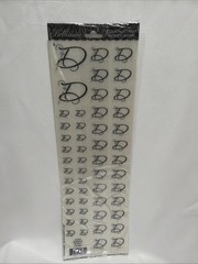 Bellisimo Personalized Monogram Stickers “D” Showers Wedding Marriage Party