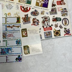 Vintage Christmas Stickers & Present Gift Tags * New* Scrapbook