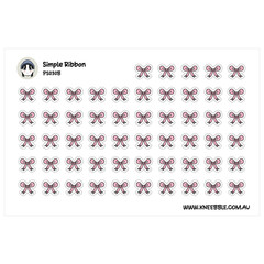 Ribbon Planner Stickers – Colorful Ribbon Stickers for Stylish Organization