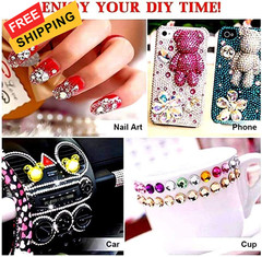 4536 Pieces Rhinestone Stickers Self-Adhesive Jewels Sticker for Colorful