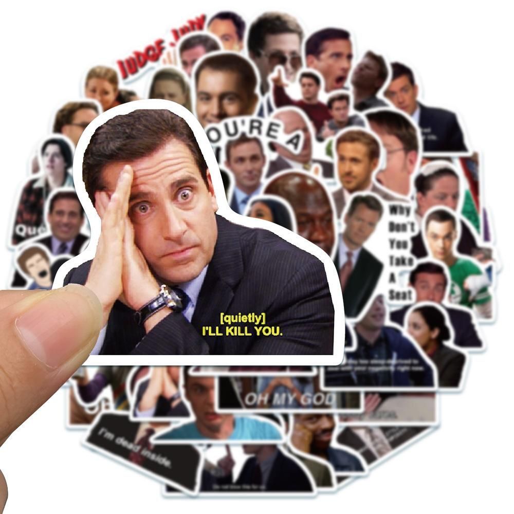 TV Shows Sitcom Sticker Vinyl Decal Meme Office Quotes Big Bang Parks Lot 50pcs