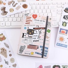 Girl’s Korean Sticker Book – Food and Daily Life Theme – 1300+ Unknown Moment