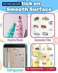 Benresive Reusable Sticker Book for Toddlers, Travel Stickers for Kids, Toddler