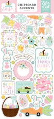 Echo Park Paper WELCOME EASTER 6×13 Sheet of Chipboard Accents