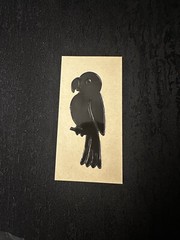 Rare Vintage 80s Mystik Oilies Oilie Oily Oilly Bird Parrot Touch Sticker 1980s