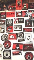 10 Pre Packaged RARE Emily the Strange stickers Red & Black
