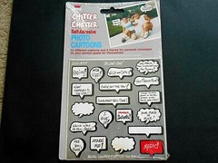 Printz Chitter Chatter Self-Adhesive Photo Cartoons Assorted Sayings