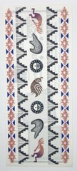 2002 Tumblebeasts Southwest Design Border Stickers 5.5×12 In. sheet Kokopelli