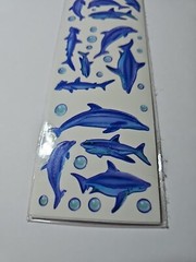 New Amscan Sticker Dolphin Shark Bubbles 15230 505 Autocollants Sea Life Ocean