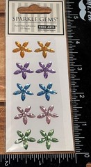 Hero Arts Sparkle Gems Adhesive Flower Embellishments 10 Pieces Acid-Free CH141