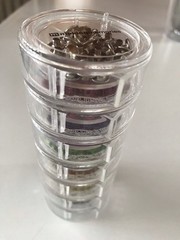 MAKING MEMORIES Stack/7 Eyelets Yellow, Lt. Blue, Green, Purple, Pink Orange