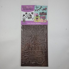 Dazzles Sticker Sheet Tasty Sweets Stickers Scrapbooking Paper Crafts