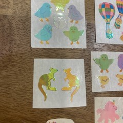 80s Stickers Vintage Pearlized Shiny Lot Of Sandylion Mods Of Farm Animals