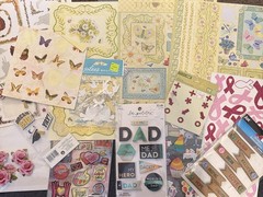 Huge Scrapbooking Craft Bulk Lot Stickers, Paper, Transfers & More
