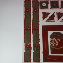 Christmas Scrapbook Stickers Daisy D’s Elements #7102 Buttons #7100 Poinsettias