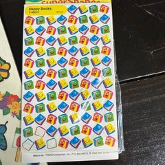 90s Lot Trend Super Shape Sticker Packs Pumpkin Happy Books Instructional Fair