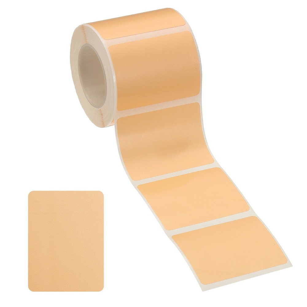 230 Pcs Thermal Sticker Paper, 1.6×1.2″ Square Thermal Printer Label, Khaki