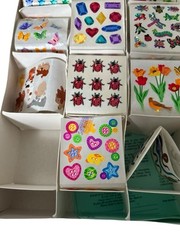 Vintage Sandylion Sticker Safari Box Design Set In Original Box Not Complete