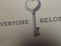 Official Disneyland sticker the 5th key Everyone Belongs