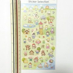Fairy Tale Storybook Sticker Sheet Japan Kawaii Planner Scrapbook