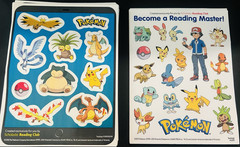 New Pokémon Stickers Multicolor Stickers 62 sheets of Stickers/ 655 Stickers