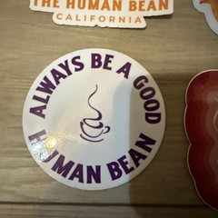 The Human Bean – 6 Stickers Lot coffee drinks Set 1