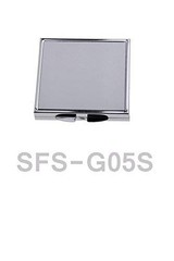 1 Square Metal Grey Pocket Mirror Sublimation Dye Heat Transfer Craft Engrave…