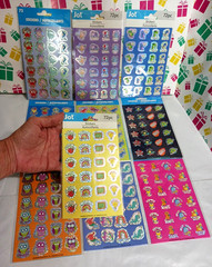 Stickers colorful foil sticker 10 packs total 720 shiny stickers for kids awards