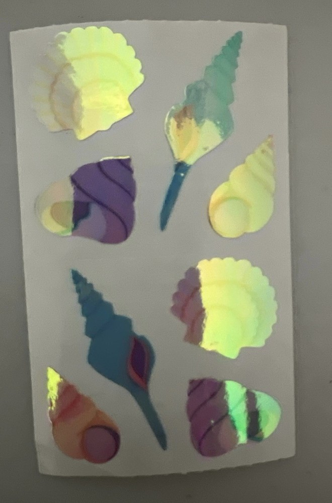 Mrs. Grossman’s Stickers Sea Animals Seashells 1/2 Sheet