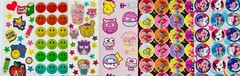 400+ STICKERS mxd themes STITCH bluey DR SEUSS Hello Kitty Mickey Mouse TROLLS