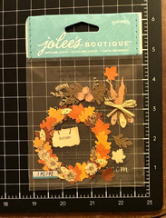 Jolees Boutique Dimensional Stickers AUTUMN Wreath or VELLUM LEAVES Thanksgivin