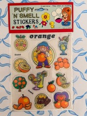 SEALED Mega Set Of 12 Vintage Puffy-n-Smell Stickers 1980 Packs! RARE Collection