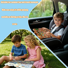 Reusable Sticker Books for Toddlers 2-4 Years – Travel Toys for Toddlers 1-3,Gif