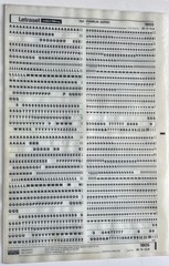 Letraset Instant Lettering Transfer Letters Franklin Gothic, (5) sheets