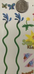 BACKYARD FUN Mylar Stickers Approx.4-1/4″x 11″Miss Elizabeth’s •Camping•Outside•