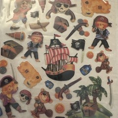 Sticker King Stickers-pirate Theme
