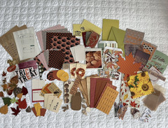 130+ pcs Autumn / Fall Ephemera Variety Pack Destash Junk Journals Mixed Media