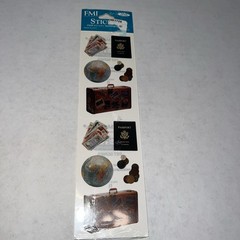 Vacation Travel Theme Scrapbook Stickers/Embellishments Sealed 3 Pack/220+ Pcs