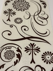 Creative Memories Scrapbook Stickers 2010 Flower Floral Leaves Flourish Swirl