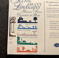 The Creative Memories Collections «Scenic Die Cut Landscapes» 6 Shapes