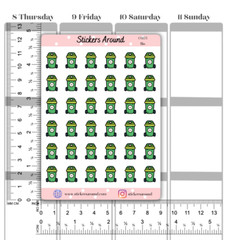 Bin/Trash Icon Planner Sticker, Chores Sticker, Calendar & Journal Sticker