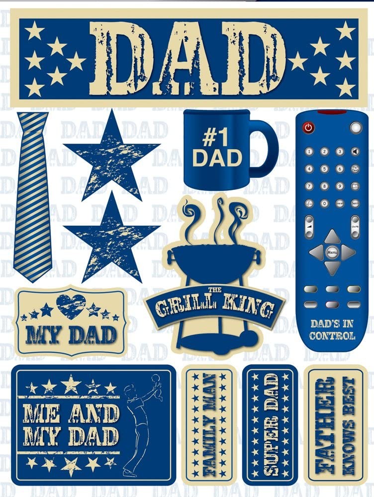 3d Dad Stickers – Signature Series by Reminisce