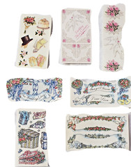 Lot of 15 Frances Meyer Sticker Sheets Wedding Love Marriage Flowers Made in USA