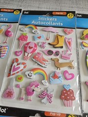 Sticker Lot – Scrapbooking 3D Stickers – Pirates Kids Hearts Summer Swim + #166