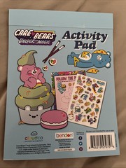 Care Bears Unlock The Magic Activity Pad & Puffy Stickers Cloudco Bendon Retro