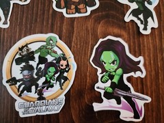 Lot Of 7 – Guardians Of The Galaxy Stickers- New