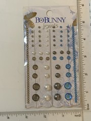 BoBunny Bo Bunny Jewels POWDER MOUNTAIN 2012 Gems Gemstones Rhinestones Stickers
